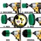 Drill Brush Power Scrubber By Useful Products 5 in W 7 in L Brush, Green G-542OMS-2L-QC-DB - alternate 8